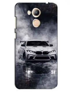 Чехол для Huawei Honor 6c Pro с картинкой «BMW сквозь туман» Чехол для Huawei Honor 6c Pro с картинкой «BMW сквозь туман»