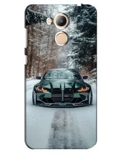 Чехол для Huawei Honor 6c Pro с картинкой «BMW в зимнем лесу» Чехол для Huawei Honor 6c Pro с картинкой «BMW в зимнем лесу»