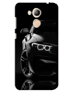 Чехол для Huawei Honor 6c Pro с картинкой «Черная BMW — профиль» Чехол для Huawei Honor 6c Pro с картинкой «Черная BMW — профиль»