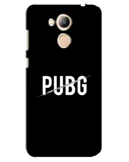 Чехол для Huawei Honor 6c Pro с картинкой «PUBG — белый логотип»