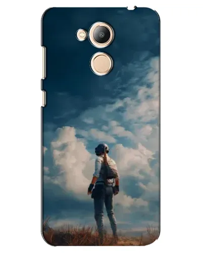 Чехол для Huawei Honor 6c Pro с картинкой «Герой PUBG на скале»