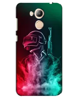 Чехол для Huawei Honor 6c Pro с картинкой «PUBG — огненный воин»