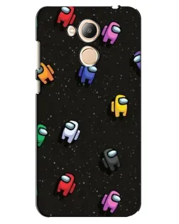 Чохол для Huawei Honor 6c Pro з картинкою «Космічний патерн Among Us»