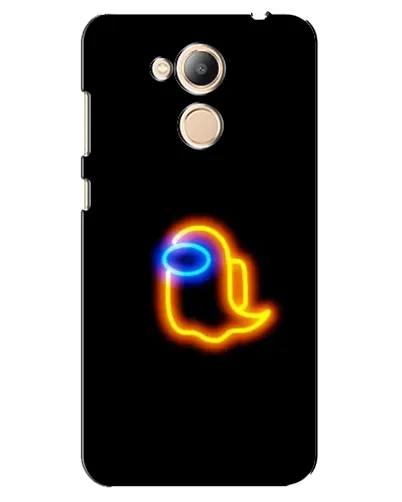 Чехол для Huawei Honor 6c Pro с картинкой «Among Us неоновое сияние»