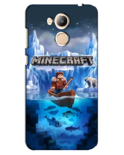 Чехол для Huawei Honor 6c Pro с картинкой «Minecraft ледяной мир» Чехол для Huawei Honor 6c Pro с картинкой «Minecraft ледяной мир»