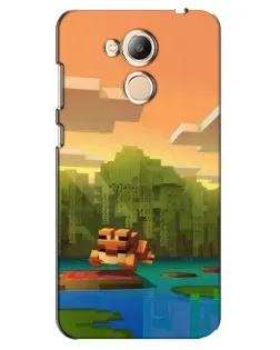 Чохол для Huawei Honor 6c Pro з картинкою «Майнкрафт захід сонця» Чохол для Huawei Honor 6c Pro з картинкою «Майнкрафт захід сонця»
