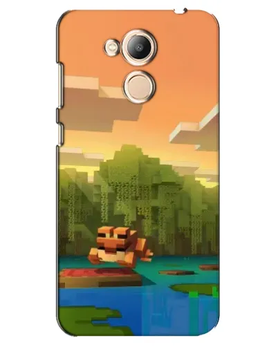 Чехол для Huawei Honor 6c Pro с картинкой «Майнкрафт закат солнца» Чехол для Huawei Honor 6c Pro с картинкой «Майнкрафт закат солнца»