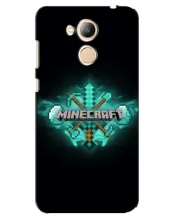 Чохол для Huawei Honor 6c Pro з картинкою «Minecraft Diamond лого» Чохол для Huawei Honor 6c Pro з картинкою «Minecraft Diamond лого»