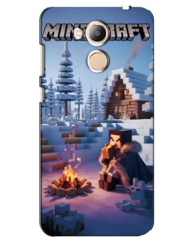 Чехол для Huawei Honor 6c Pro с картинкой «Зимний Minecraft» Чехол для Huawei Honor 6c Pro с картинкой «Зимний Minecraft»