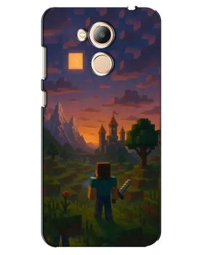 Чехол для Huawei Honor 6c Pro с картинкой «Стив у башни» Чехол для Huawei Honor 6c Pro с картинкой «Стив у башни»