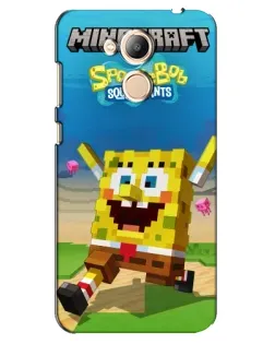 Чохол для Huawei Honor 6c Pro з картинкою «Губка Боб Minecraft» Чохол для Huawei Honor 6c Pro з картинкою «Губка Боб Minecraft»
