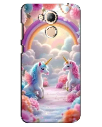 Чехол для Huawei Honor 6c Pro с картинкой «Радуга и единороги» Чехол для Huawei Honor 6c Pro с картинкой «Радуга и единороги»