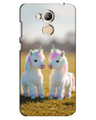 Чехол для Huawei Honor 6c Pro с картинкой «Пара единорогов» Чехол для Huawei Honor 6c Pro с картинкой «Пара единорогов»
