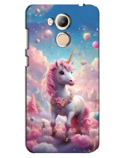 Чехол для Huawei Honor 6c Pro с картинкой «Единорог среди облаков»
