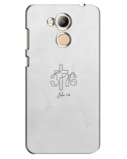 Чехол для Huawei Honor 6c Pro с картинкой «Иоанна 3:16 Крест»