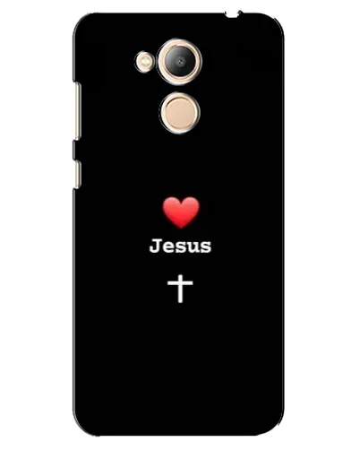 Чехол для Huawei Honor 6c Pro с картинкой «Сердце - Jesus»