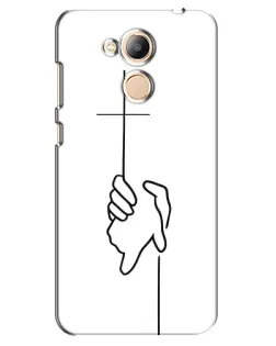 Чехол для Huawei Honor 6c Pro с картинкой «Рука держит»