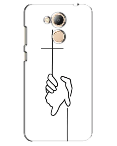 Чехол для Huawei Honor 6c Pro с картинкой «Рука держит»