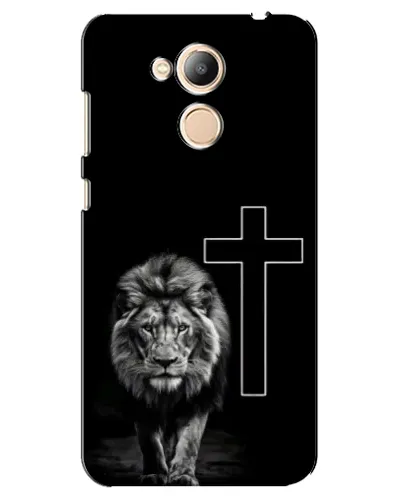 Чехол для Huawei Honor 6c Pro с картинкой «Лев и Крест»