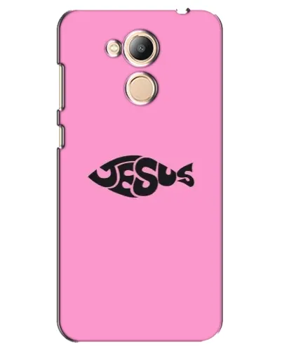 Чехол для Huawei Honor 6c Pro с картинкой «Розовый символ  Jesus»