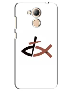 Чехол для Huawei Honor 6c Pro с картинкой «Рыба и крест»