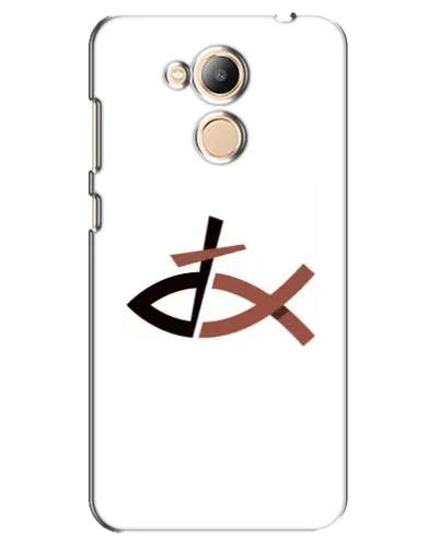 Чехол для Huawei Honor 6c Pro с картинкой «Рыба и крест»