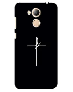 Чохол для Huawei Honor 6c Pro з картинкою «Тонкий хрест»
