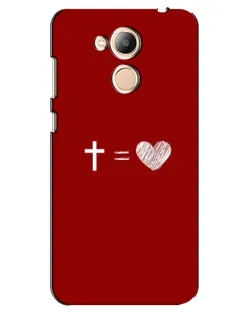 Чохол для Huawei Honor 6c Pro з картинкою «Рівняння любові»