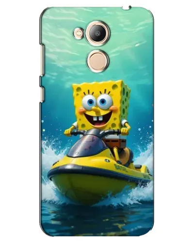 Чехол для Huawei Honor 6c Pro с картинкой «Спанч Боб на гидроцикле» Чехол для Huawei Honor 6c Pro с картинкой «Спанч Боб на гидроцикле»