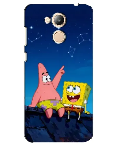 Чехол для Huawei Honor 6c Pro с картинкой «Губка Боб и Патрик ночью» Чехол для Huawei Honor 6c Pro с картинкой «Губка Боб и Патрик ночью»