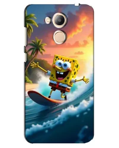 Чехол для Huawei Honor 6c Pro с картинкой «Губка Боб серфингист» Чехол для Huawei Honor 6c Pro с картинкой «Губка Боб серфингист»