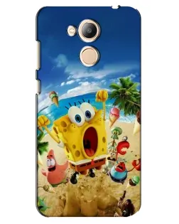 Чехол для Huawei Honor 6c Pro с картинкой «Развлечения на пляже»