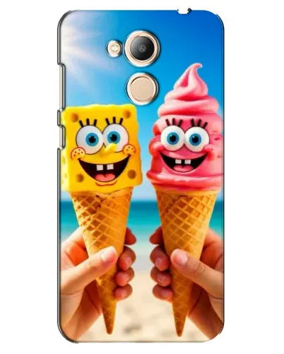 Чехол для Huawei Honor 6c Pro с картинкой «Спанч Боб мороженое» Чехол для Huawei Honor 6c Pro с картинкой «Спанч Боб мороженое»