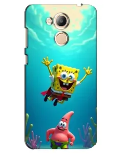 Чехол для Huawei Honor 6c Pro с картинкой «Спанч Боб под водой» Чехол для Huawei Honor 6c Pro с картинкой «Спанч Боб под водой»