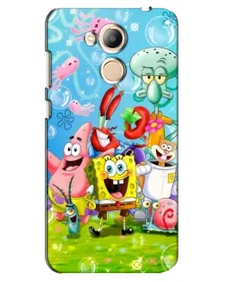 Чехол для Huawei Honor 6c Pro с картинкой «Губка Боб и друзья» Чехол для Huawei Honor 6c Pro с картинкой «Губка Боб и друзья»