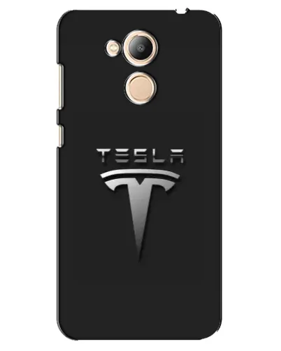 Чехол для Huawei Honor 6c Pro с картинкой «Стальной логотип Tesla» Чехол для Huawei Honor 6c Pro с картинкой «Стальной логотип Tesla»