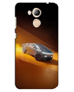 Чехол для Huawei Honor 6c Pro с картинкой «Cybertruck в пустыне»