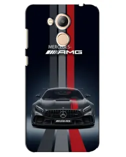 Чехол для Huawei Honor 6c Pro с картинкой «Mercedes — белый карбон» Чехол для Huawei Honor 6c Pro с картинкой «Mercedes — белый карбон»