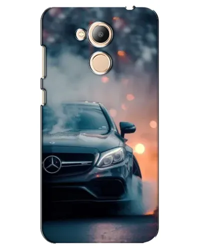 Чехол для Huawei Honor 6c Pro с картинкой «Mercedes — ночной город»