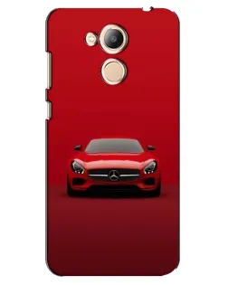 Чехол для Huawei Honor 6c Pro с картинкой «Красный Mercedes AMG»