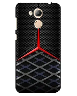 Чехол для Huawei Honor 6c Pro с картинкой «Mercedes Carbon Grid»