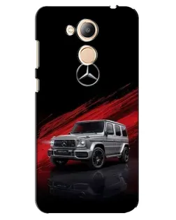 Чехол для Huawei Honor 6c Pro с картинкой «Mercedes G-Class красный»