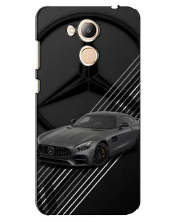 Чехол для Huawei Honor 6c Pro с картинкой «Mercedes AMG — графика»