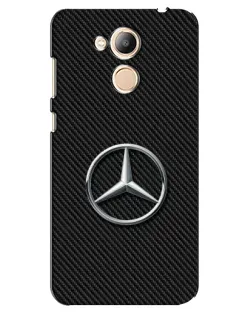 Чехол для Huawei Honor 6c Pro с картинкой «Карбоновый Mercedes стиль»