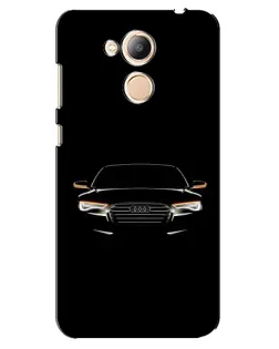 Чехол для Huawei Honor 6c Pro с картинкой «Audi — ночной контур» Чехол для Huawei Honor 6c Pro с картинкой «Audi — ночной контур»