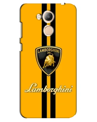 Чехол для Huawei Honor 6c Pro с картинкой «Lamborghini Stripe желтый»