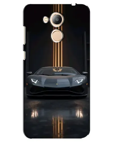 Чехол для Huawei Honor 6c Pro с картинкой «Lamborghini золотые линии»