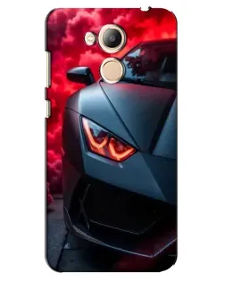 Чехол для Huawei Honor 6c Pro с картинкой «Lamborghini красное сияние» Чехол для Huawei Honor 6c Pro с картинкой «Lamborghini красное сияние»