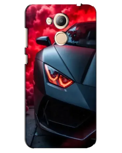 Чехол для Huawei Honor 6c Pro с картинкой «Lamborghini красное сияние»