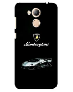 Чехол для Huawei Honor 6c Pro с картинкой «Логотип Lamborghini классика»